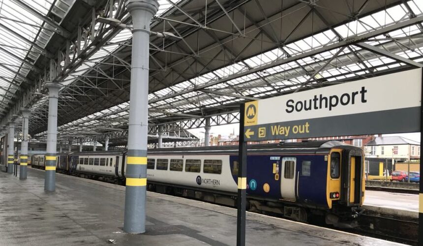 A Northern train at Southport Train Station. Photo by Andrew Brown Stand Up For Southport