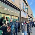 Crowds queued for hours in 2025 to enjoy the annual Record Store Day event at Quicksilver Music in Southport.