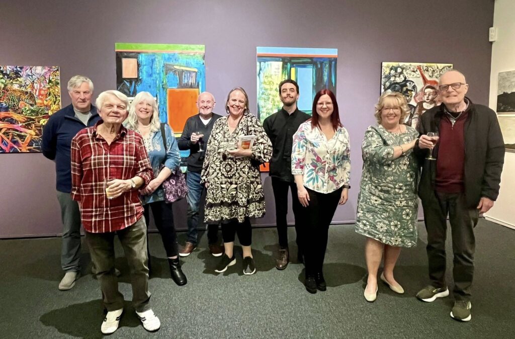 The Sefton Open art exhibition at The Atkinson in Southport. VIP guests at the preview evening. Photo by Andrew Brown Stand Up For Southport