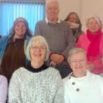 Angela Birchall with her students