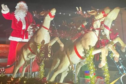 The Southport Hesketh Round Table Santa Sleigh and their dancing Santa raise thousands of pounds for local charities every year