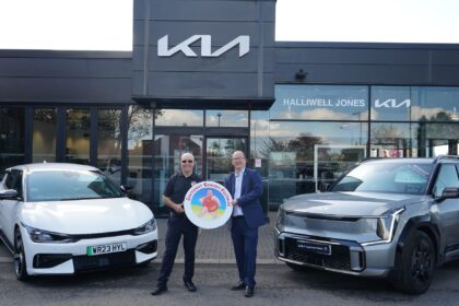 Halliwell Jones Kia Southport is proud to be the brand-new headline sponsor of the Southport Comedy Festival 2025. Halliwell Jones Marketing Manager Aidan Williams with Southport Comedy Festival Director Brendan Riley