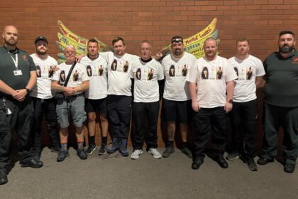 Kind-hearted fundraisers from the MPK9 security company walked 50 miles from Warrington Wolves to Southport Football Club with the aim of raising £5,000 for a community project aiming to transform the Churchtown Primary School playground in Churchtown in Southport