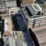 Ongoing work at Southport Market Quarter. Photo by Balfour Beatty