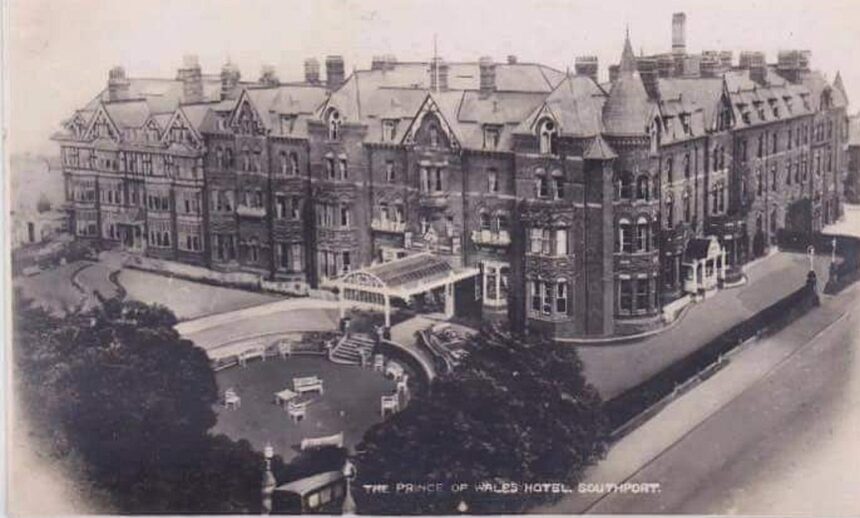 The Prince Of Wales Hotel on Lord Street in Southport