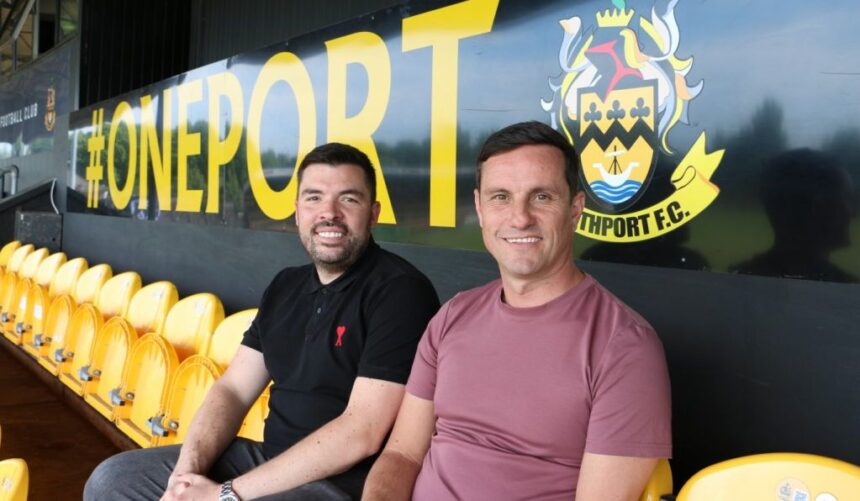 Southport FC owners Kieran Malone and David Cunningham