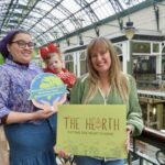 Nadia Speers-Robinson, Rebecca Armstrong and Kitty-Belle Speers-Robinson (two and a half years old) are inviting people to join them for Southport's Great Big Green Lunch at Wayfarers Arcade in Southport on Sunday 8th June 2025. Photo by Andrew Brown Stand Up For Southport