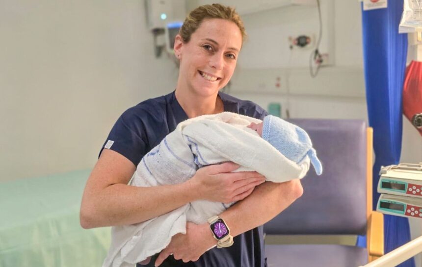 Hannah McGowan, Clinical Specialist Nurse said: 'Donating your umbilical cord may seem like a small act, but for a woman, it holds the power to make a profound impact'