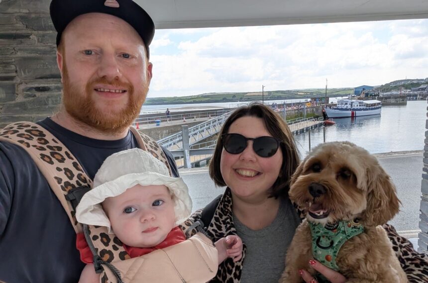 Siobhan and family on holiday