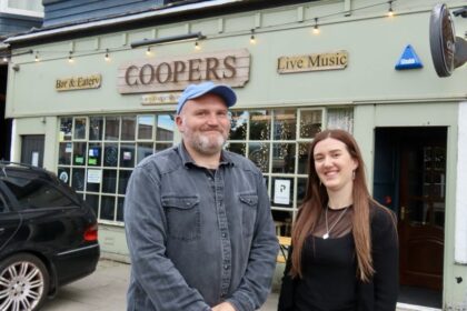Coopers Bar in Southport is hosting a Blues Festival this summer. Spud Cooper and Ella Cooper. Photo by Andrew Brown Stand Up For Southport