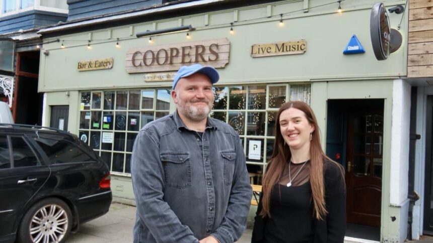 Coopers Bar in Southport is hosting a Blues Festival this summer. Spud Cooper and Ella Cooper. Photo by Andrew Brown Stand Up For Southport