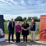 With support from Sefton Council, EFT Group Ltd will relocate to a long-vacant piece of land at Southport Business Park. Cllrs Atkinson and Lappin (Centre) with EFT company directors Adam Watts and Stewart Meechan