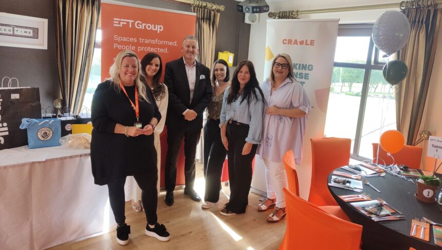 EFT Group in Southport has raised £25,000 for the CRADLE charity through a charity golf day at Houghwood Golf Club in St Helens.