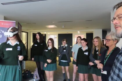 High school students in Sefton enjoyed a Digital Careers Event in the brand new Eastbank building at Southport Enterprise Arcade in Southport town centre. Photo by Andrew Brown Stand Up For Southport
