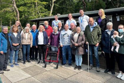 A weekly walk which takes place in Hesketh Park in Southport has become an integral part of the recovery plan for some of our stroke patients at Southport Hospital