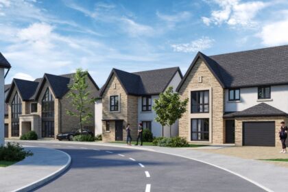 An artist's impression of how the new homes to the rear of 34 Lynton Road in Birkdale in Southport would look. Image by Unit3 Architecture in Liverpool for Oakwood Homes