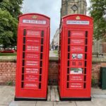 Two historic red telephone boxes in Southport have been restored and repurposed to support the community through the ‘In The Red’ scheme. Photo by Andrew Brown Stand Up For Southport