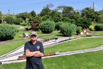 Ray Jones at Southport Model Railway Village at Kings Gardens in Southport. Photo by Andrew Brown Stand Up For Southport