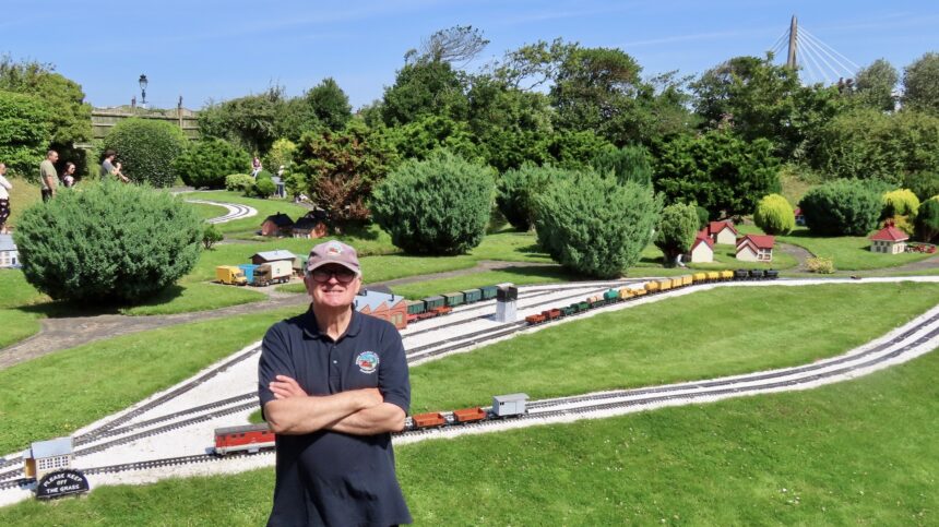 Ray Jones at Southport Model Railway Village at Kings Gardens in Southport. Photo by Andrew Brown Stand Up For Southport