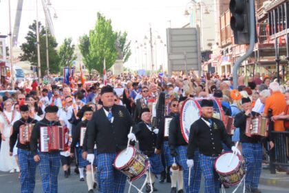 The Orange Lodge Parade in Southport. Photo by Andrew Brown Stand Up For Southport