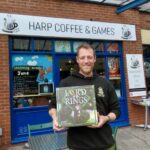 People can enjoy a new Southport Tolkien Trail with eight local venues taking part. They include HARP Coffee and Games on King Street in Southport, owned by Nick McCoy. Photo by Andrew Brown Stand Up For Southport