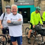 Andrew Carney from Southprot has completed a 200-mile coast to coast bike ride from Carlisle to Bewick-on-Tweed to raise funds for the Southport Soup Kitchen charity