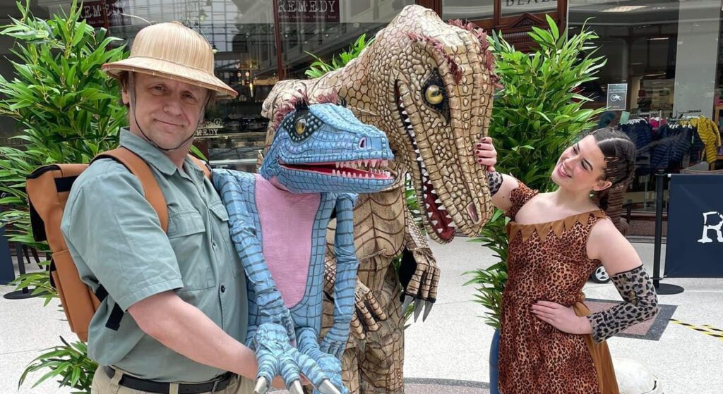 Southport Arts Festival. Vera and the Velociraptor