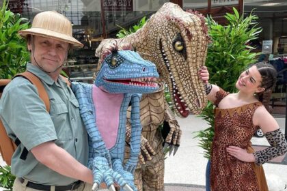 Southport Arts Festival. Vera and the Velociraptor
