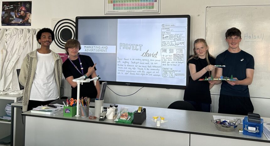 Students at KGV Sixth Form College in Southport had the chance to Boss It with Gardiner & Theobald at the Marine Lake Events Centre