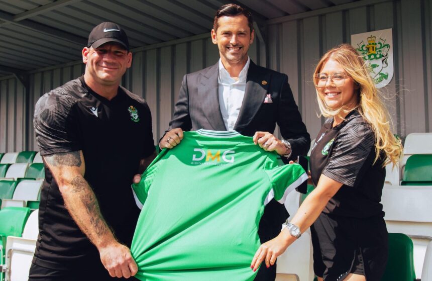 Digital Media Guys is the new official back-of-shirt sponsor for Burscough Football Club