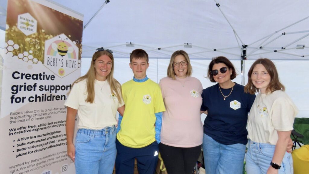The Community Day at The Rookery in Southport for Bebe's Hive and the Alder Hey Children's Charity. Some of the team from Bebe's Hive Photo by Andrew Brown Stand Up For Southport