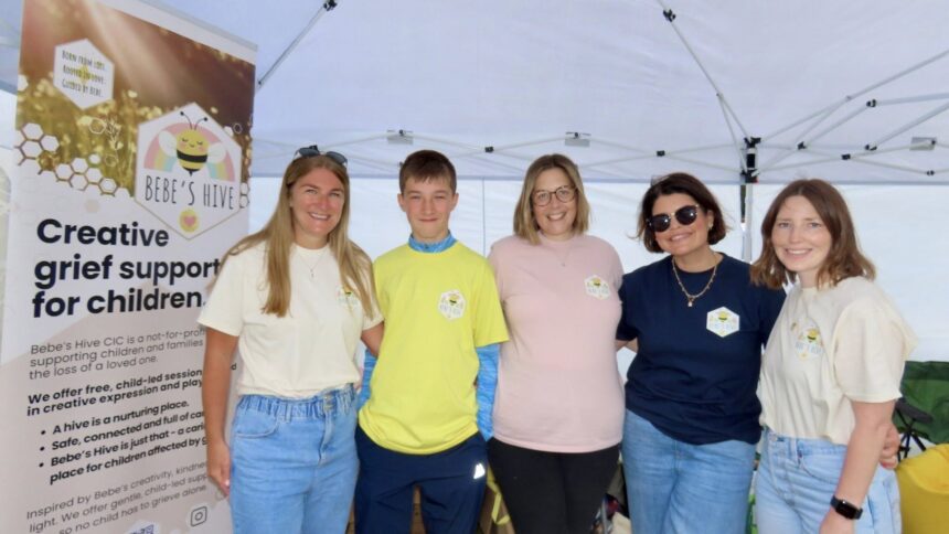The Community Day at The Rookery in Southport for Bebe's Hive and the Alder Hey Children's Charity. Some of the team from Bebe's Hive Photo by Andrew Brown Stand Up For Southport