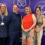 Endeavour staff at the awards ceremony, including David Clayton, CEO