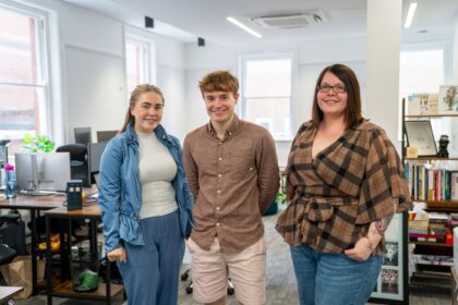Hatters Digital Marketing Agency is the first tenant in the new Eastbank Enterprise Arcade in Southport. Photo by Bertie Cunningham Southport BID