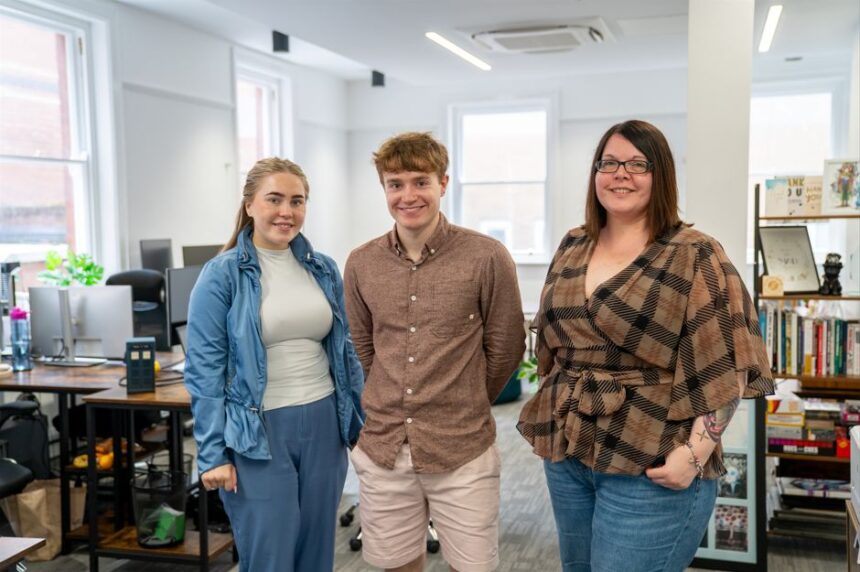 Hatters Digital Marketing Agency is the first tenant in the new Eastbank Enterprise Arcade in Southport. Photo by Bertie Cunningham Southport BID