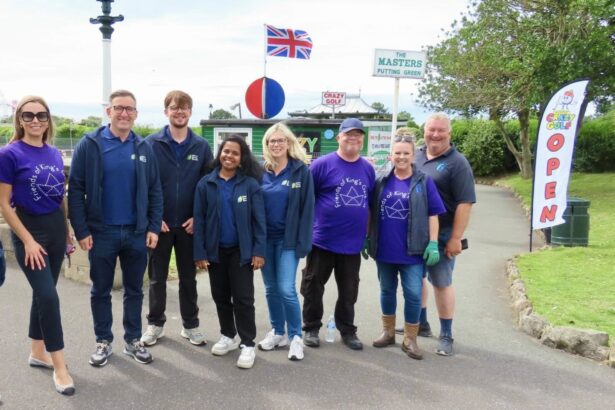 The Friends Of Kings Gardene led a clean up of Kings Gardens in Southport. Photo by Andrew Brown Stand Up For Southport