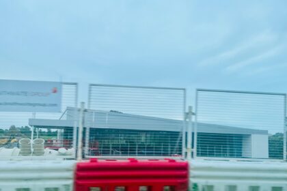 Building work takes place to create the new Lidl supermarket in Southport