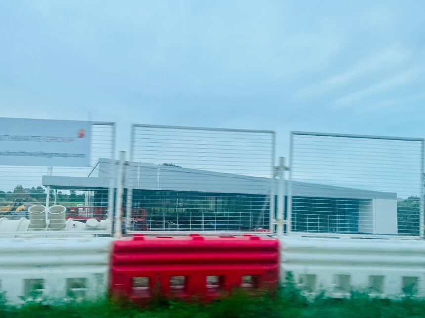 Building work takes place to create the new Lidl supermarket in Southport