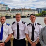 Sergeant Gregory Gillespie, PC Luke Holden, and PCSO Timothy Parry were thanked for their bravery during the Southport tragedy at the Houses of Parliament by Southport MP Patrick Hurley