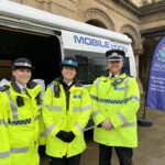 Merseyside Police officers in Southport town centre. Photo by Andrew Brown Stand Up For Southport