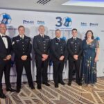 Winners of the 2025 Police Bravery Awards PC Luke Holden, PCSO Tim Parry and Sgt Gregory Gillespie.