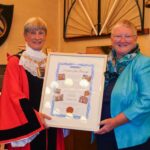 The Mayor of Sefton Cllr June Burns with Angela White, Chief Executive of Sefton CVS
