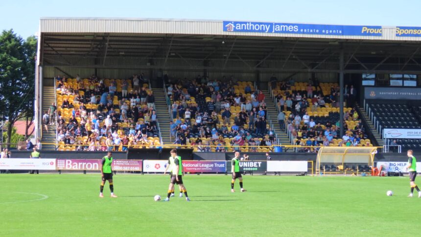 Southport Football Club. Photo by Andrew Brown Stand Up For Southport