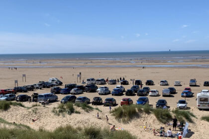 Parking at Ainsdale Beach in Southport