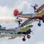 The AeroSuperBatics Wingwalkers are appearing at Southport Air Show