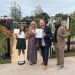 The Schools Design-A-Garden Competition at Southport Flower Show was won by the Gardening Club at Trawden Forest Primary School and designed by Jason Williams, The Cloud Gardener