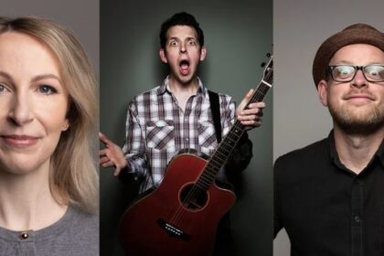 Jenny Collier, Jonny Awsum and Dan Nightingale