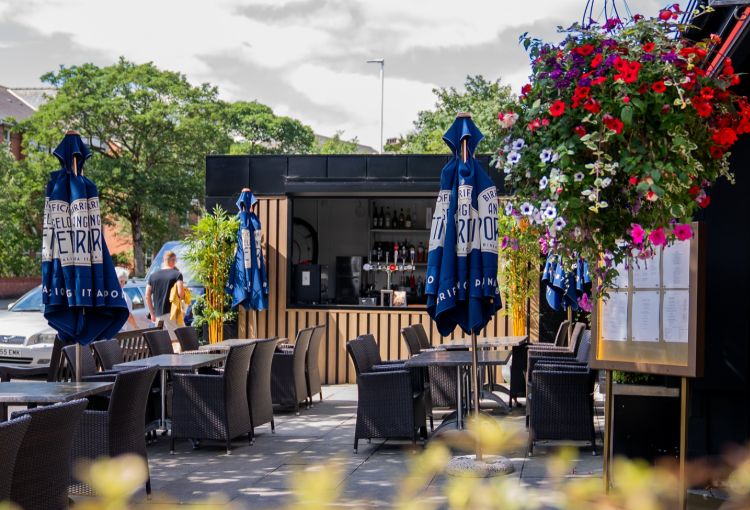 The outside unit at Dolce Vita restaurant in Ainsdale in Southport. Photo by Dolce Vita