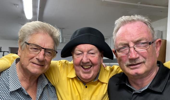 Jimmy Cricket headlined a superb 'A Grand Night Out' organised by Southport Links Rotary at The Grand in Southport. Keith Hubbard (left), Jimmy Cricket (centre) and Stevie Davies (right)