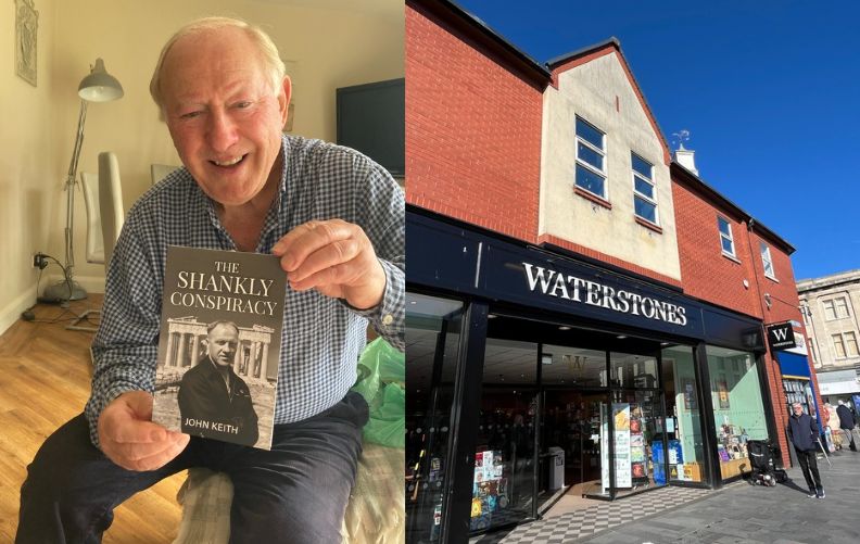 John Keith will launch his new novel The Shankly Conspiracy at Waterstones bookshop in Southport